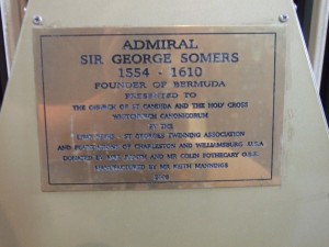 Sir George Somers Cross presented to the Church of St Candida and Holy Cross, Whitchurch Canonicorum, Dorset by the citizens of Bermuda - Image Credit: Mark North