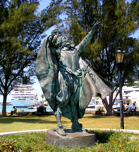 Sir George Somers Statue Bermuda - Image Credit: Jim Potts Â© 2017