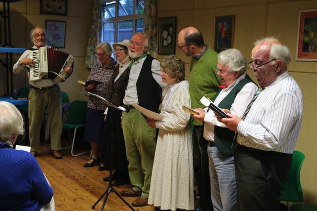 Members of the William Barnes Society at the Sherborne Literary Festival